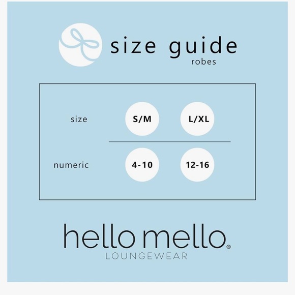 NEW hello mello tie dye lounge robe - Picture 9 of 12